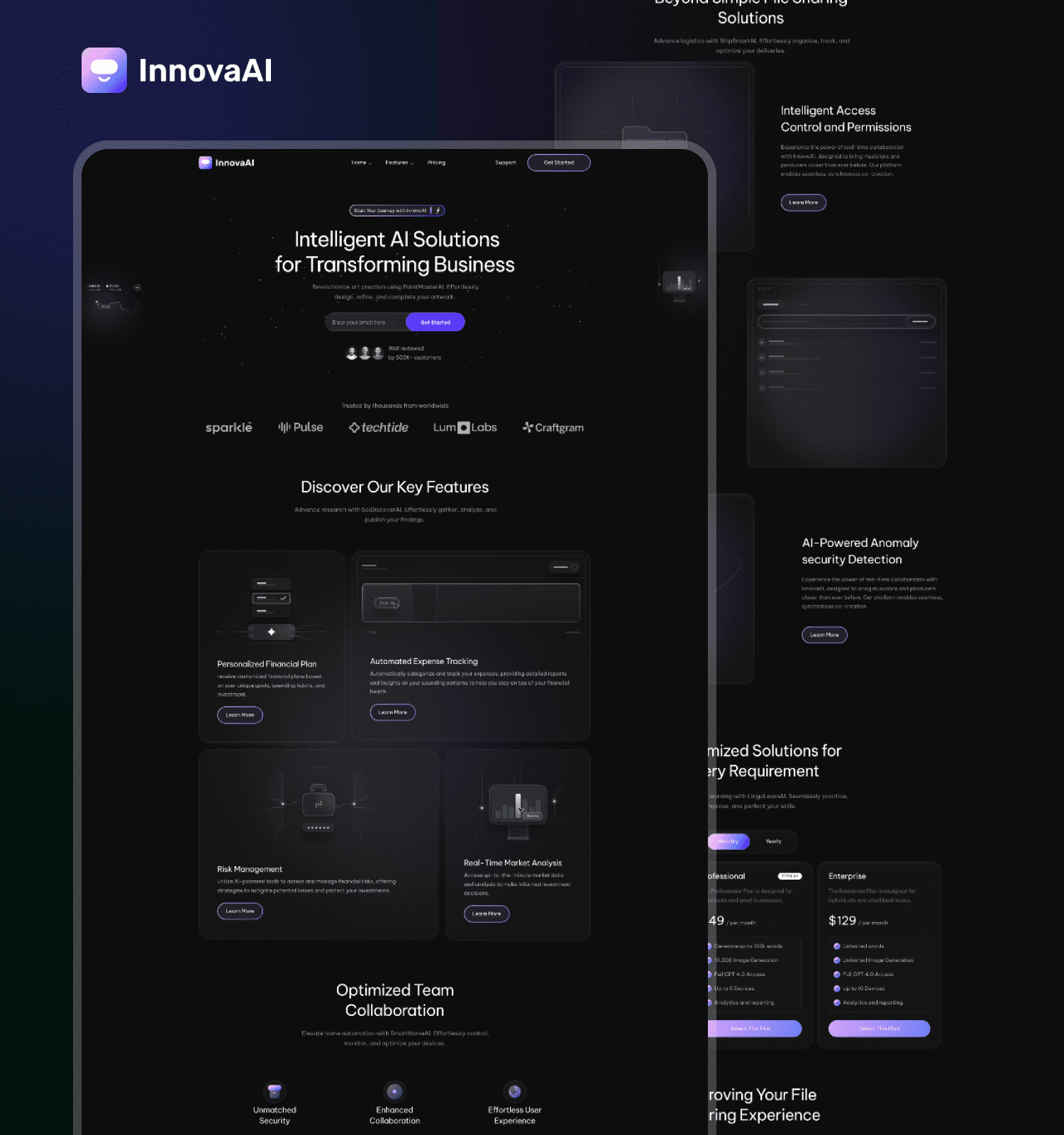 Innova Ai Landing Page